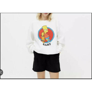 JUNK FOOD BART SIMPSON SWEATSHIRT NWT SIZE MEDIUM